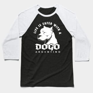 Dogo Argentino Baseball T-Shirt